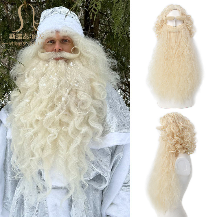 Mens Accessories Style - Noel Noel Baba Saç Peruk +