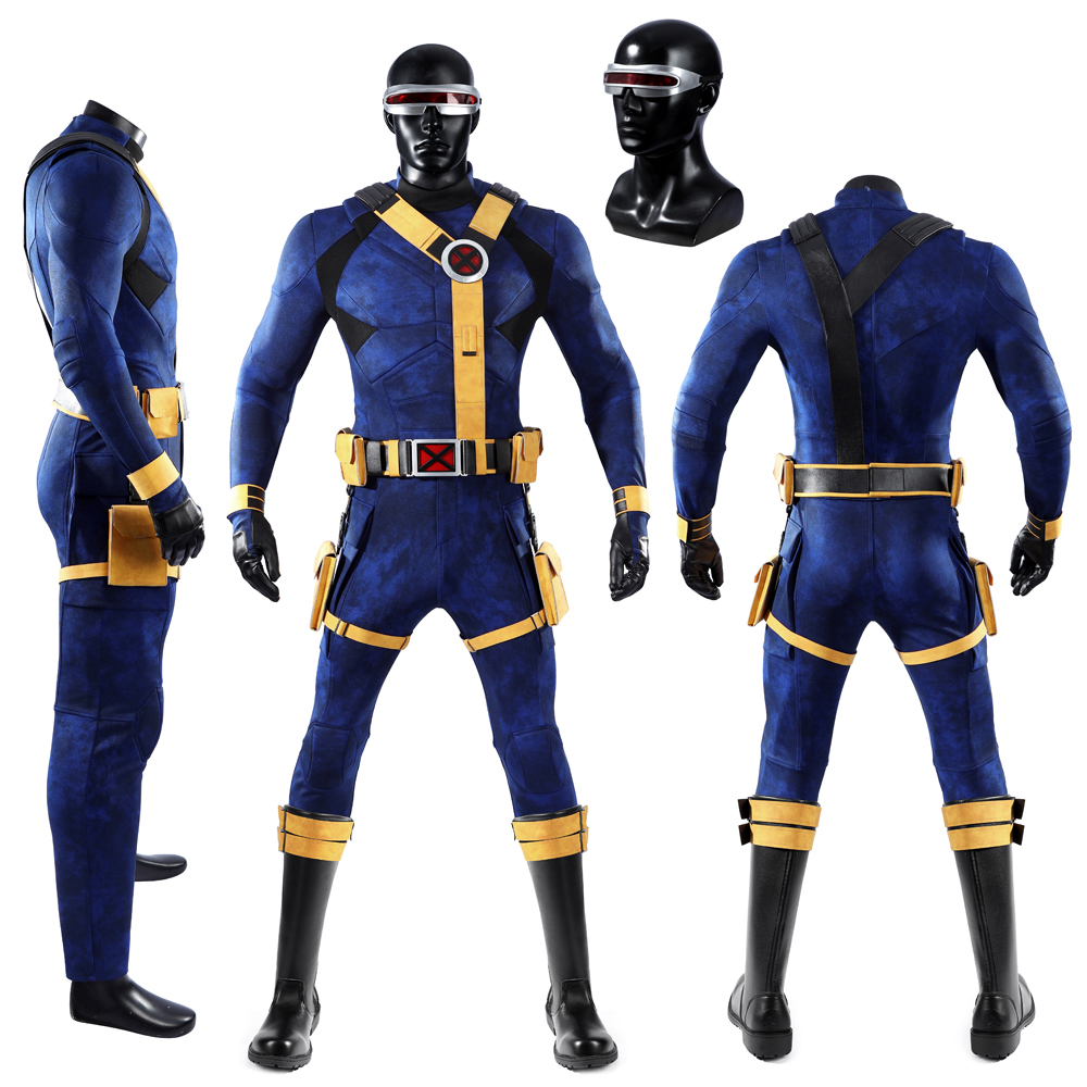 Quality Men'S Accessories - Yüksek Kaliteli Mavi Cyclops Cosplay Kostüm