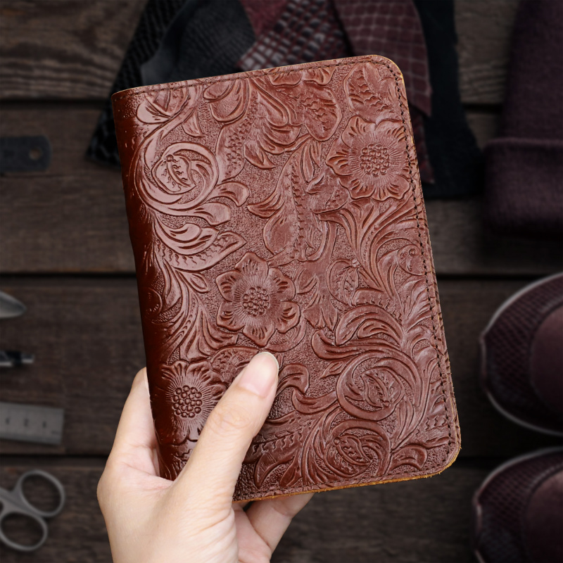 Men'S Accessories Wallet - Hakiki Deri Pasaport Tutucu Seyahat Cüzdanı