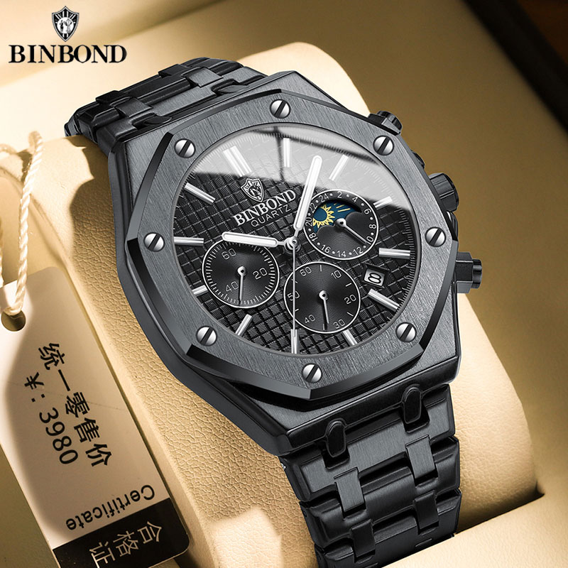 Quality Men'S Accessories - BINBOND Kaliteli Erkek Izle Lüks Yüksek