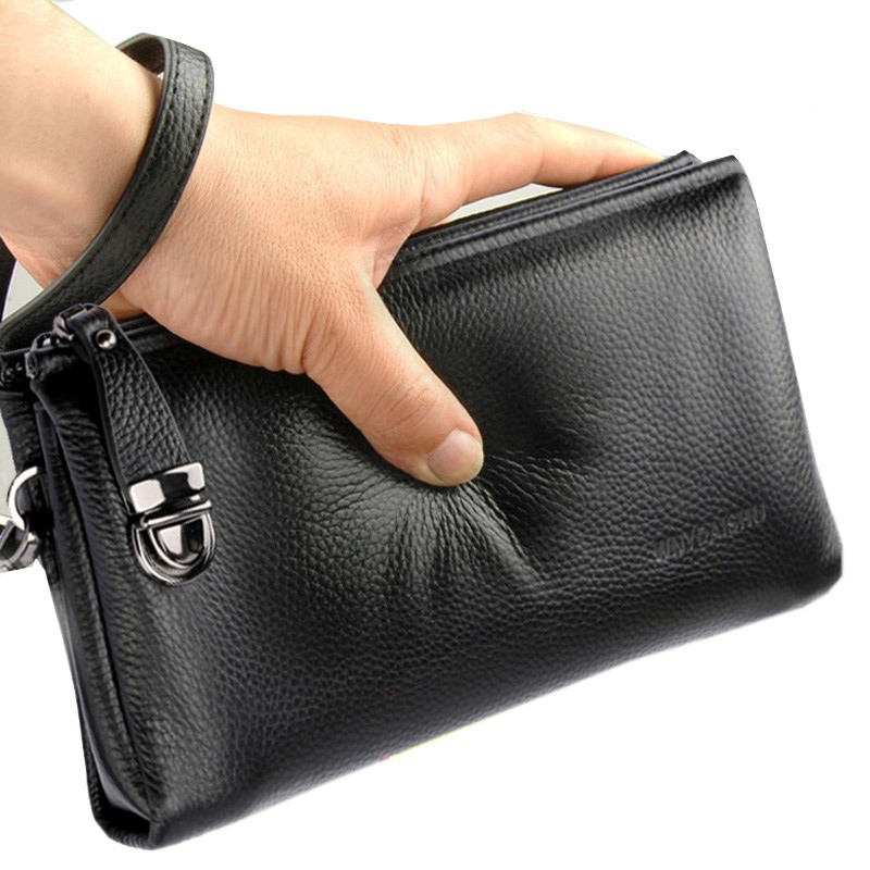 Men'S Accessories Wallet - 2025 El Çantası Erkekler Gerçek Inek