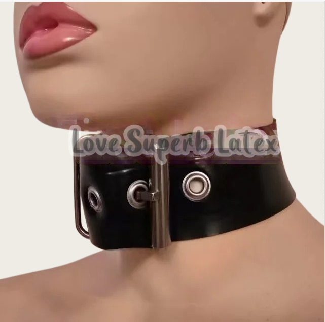 Men Accessories For Neck - 0.4mm Seksi Lateks Boyun Gerdanlık Kauçuk