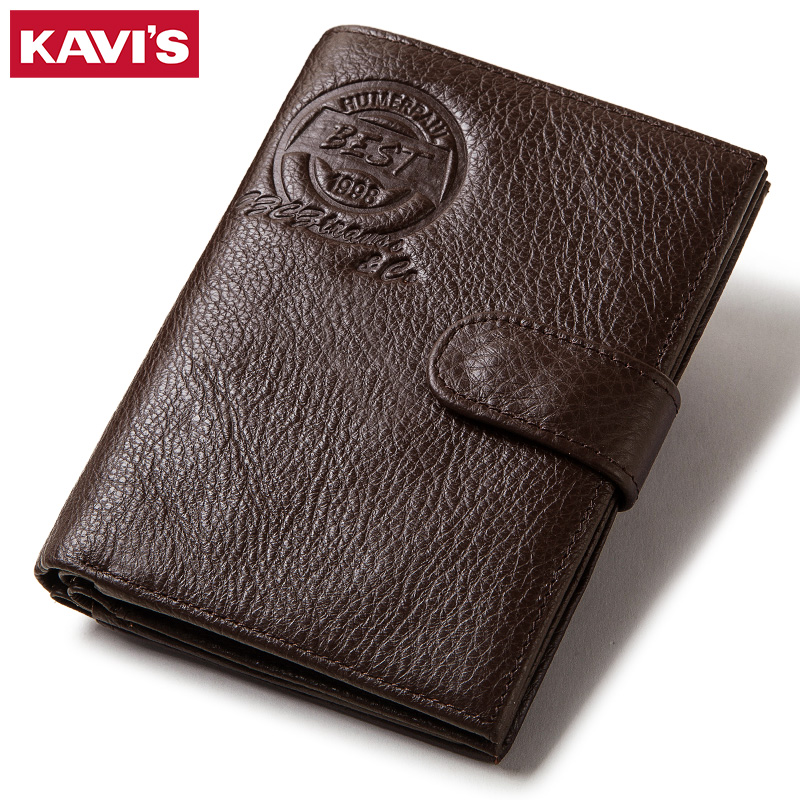Men'S Accessories Wallet - KAVIS Hakiki Deri Cüzdan Erkek Pasaport
