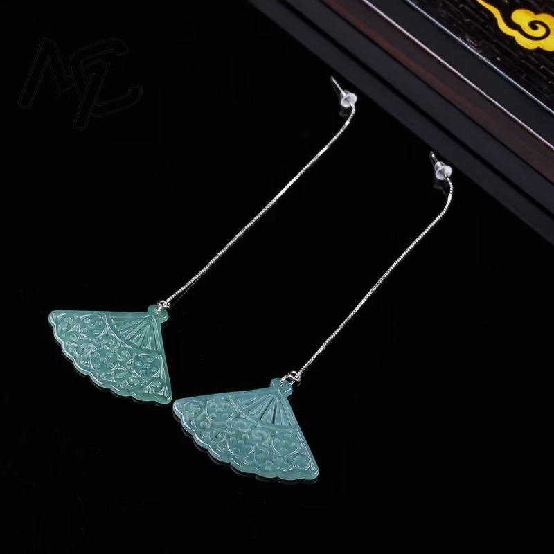 Doğal Mavi Su Zümrüt Yeşim Yel - Men'S Accessories Drop Shipping incelemesi ve fiyatı