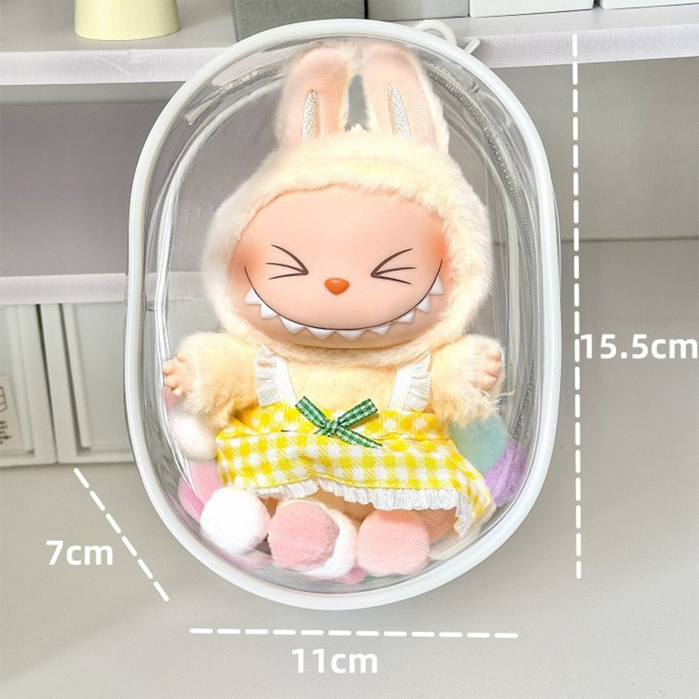 Peluş Labubu Bebek Şeffaf Koru - Men'S Accessories Rack incelemesi ve fiyatı