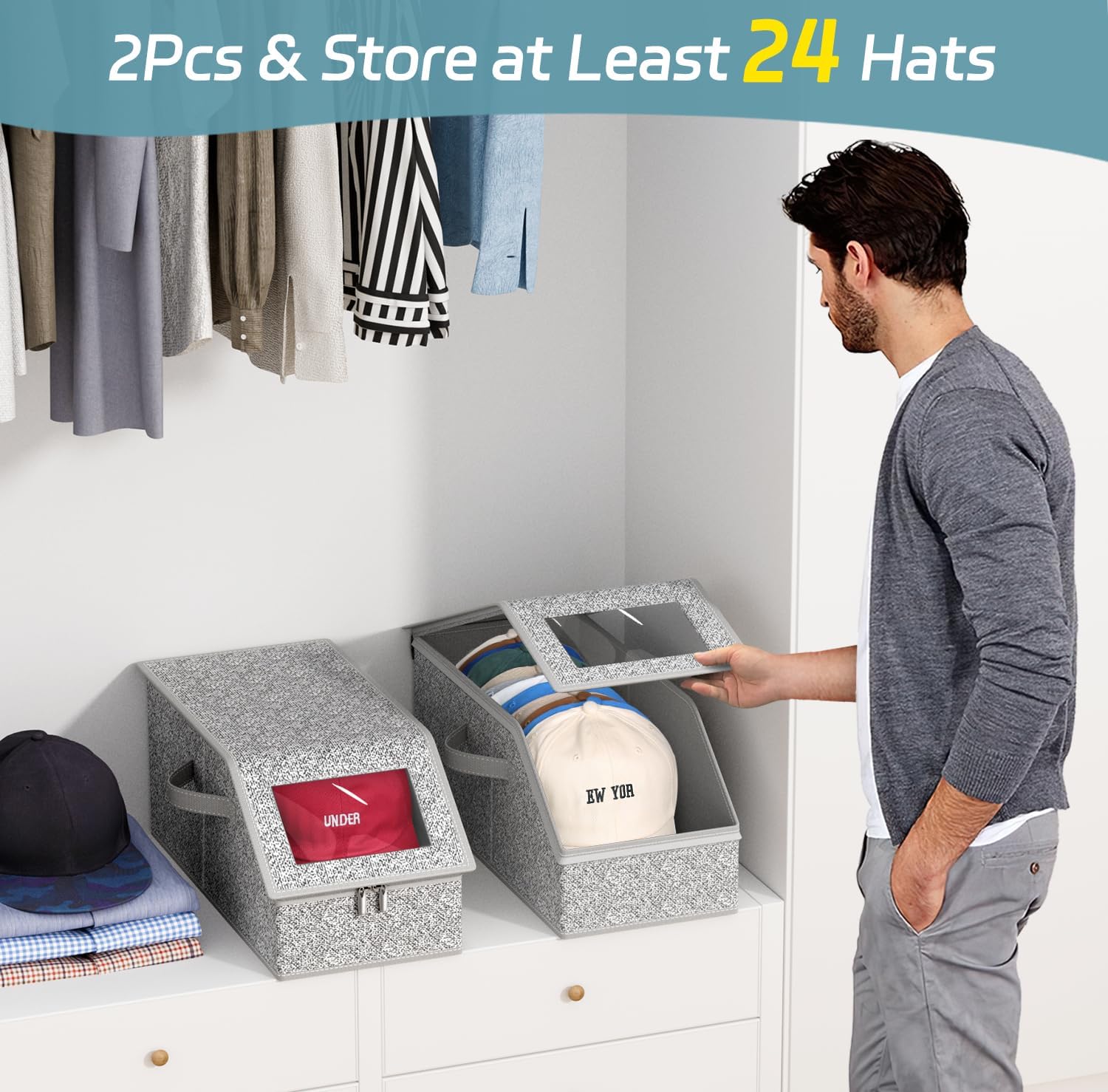 AOODA 2 Adet İstiflenebilir Be - Men'S Accessories Rack incelemesi ve fiyatı