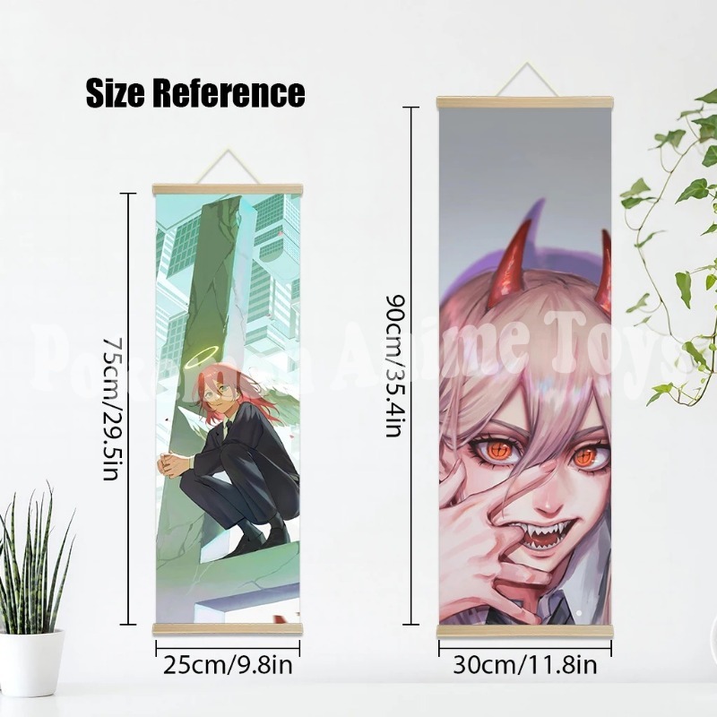 Chainsaw Man Anime Poster Wood - Quality Men'S Accessories incelemesi ve fiyatı