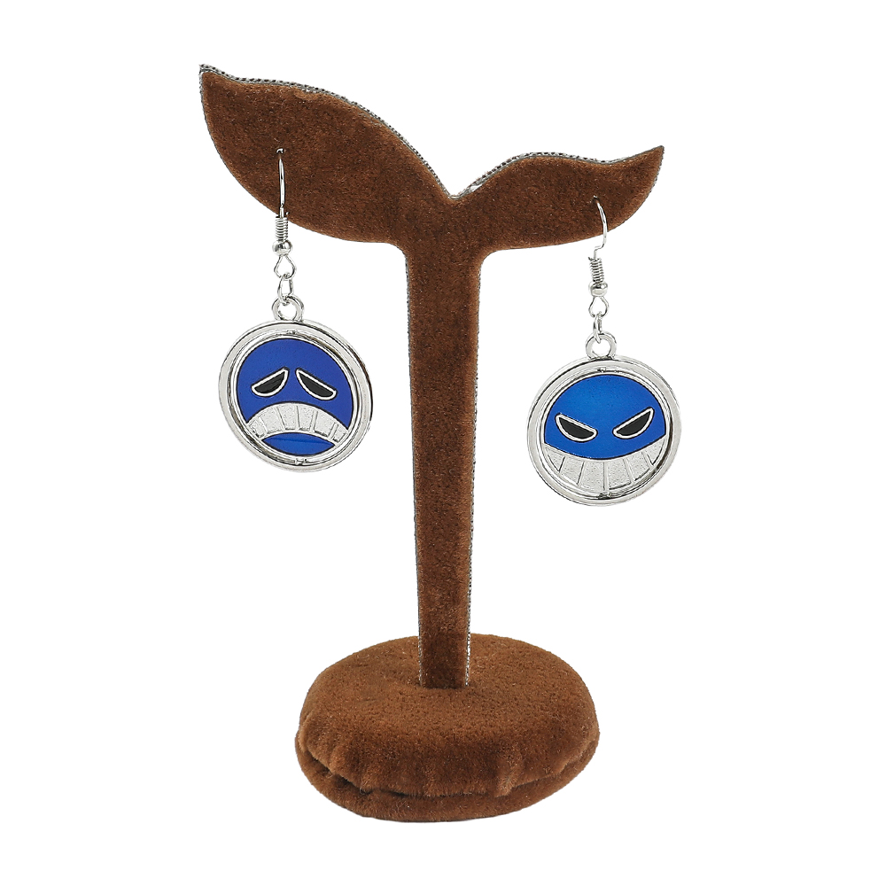 Yaratıcı Dönebilen Gülen Yüz K - Men Accessories Earrings incelemesi ve fiyatı