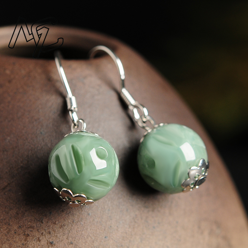 Doğal Zümrüt Hollow Boncuk Yeş - Men'S Accessories Drop Shipping incelemesi ve fiyatı
