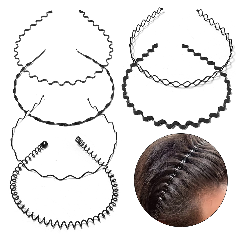 6 adet moda Metal saç bandı si - Men Accessories Earrings incelemesi ve fiyatı